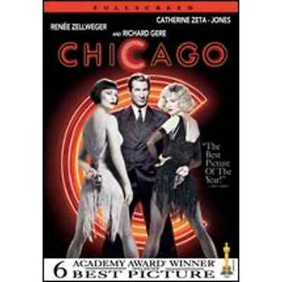 NEW Chicago DVD MOVIE Full Frame MUSICAL Catherine Zeta Jones Renee Zellweger 
