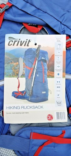 CRIVIT 48L Extra Large Hiking Camping 