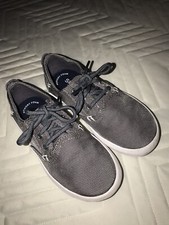 BOY S SPERRY TOP-SIDER "SP-BODIE Pewter Gray ATHLETIC SNEAKERS SZ 11M YB59757