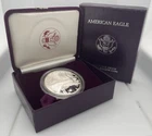 1988-S $1 Proof American Silver Eagle 1 oz .999 Fine in US Mint Box & COA