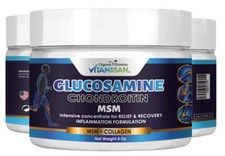 Glucosamine Chondroitin with MSM  Collagen -Cream JOINTS SUPPORT LEGS MUSCLES