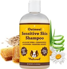 Natural Dog Company Oatmeal Shampoo for Dogs - 12 oz