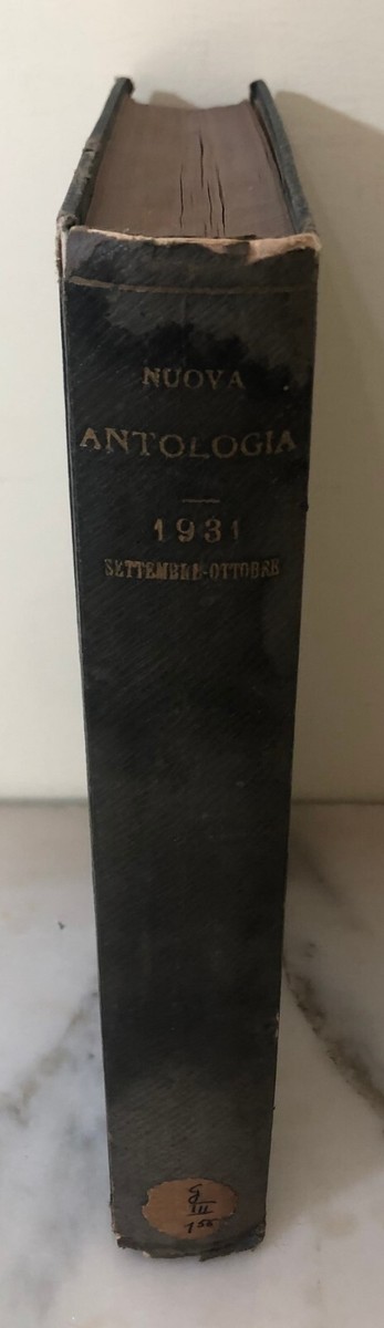 Libro Nuova Antologia di Lettere Scienze ed Arti Settembre Ottobre