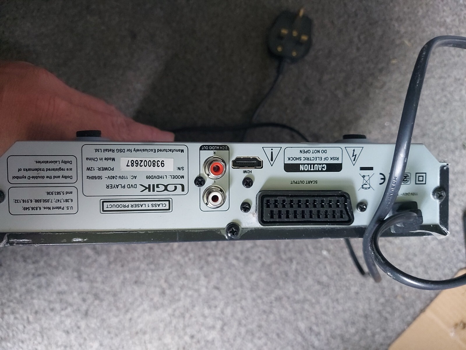 LOGIK L1HDVD09 Compact Scart/HDMI DVD Player eBay