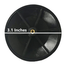 3.1-inch Rubber Toilet Tank Flat Flapper Disk
