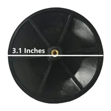 3.1-inch Rubber Toilet Tank Flat Flapper Disk