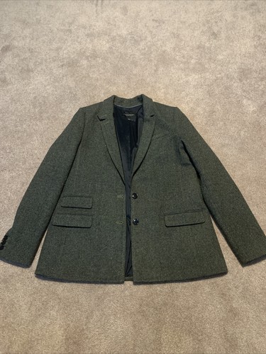 Banana Republic Green Wool Silk Blend 