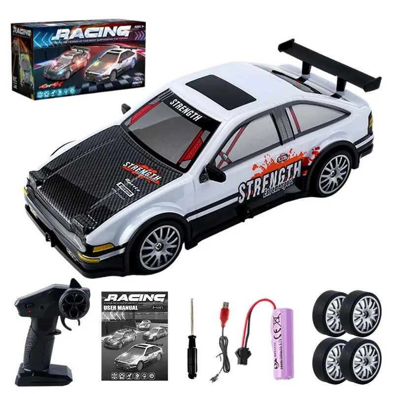 1:20 4WD 2.4G AE86 Remote Control Car Racing Toys High Speed Electric Drift Cars - Image 3 of 4