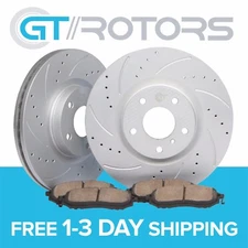 [FRONT SET] Brake Disc Rotors & Ceramic Pads for Honda Civic 2006-2011 EX & LX