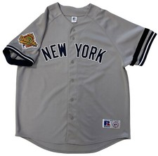 DEREK JETER 1996 WORLD SERIES NEW YORK YANKEES RUSSELL JERSEY XL