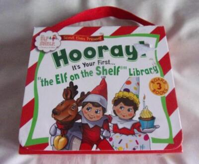 Boxed set of 3 First Elf on the Shelf Library board books