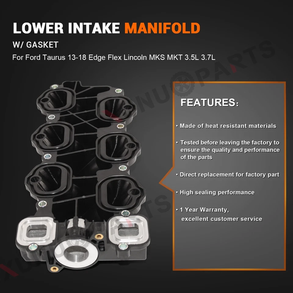 Colector de admisión inferior para Ford Edge 2015-2018 V6 3,5 L reemplaza # CT4Z9424C Foto 2 de 4