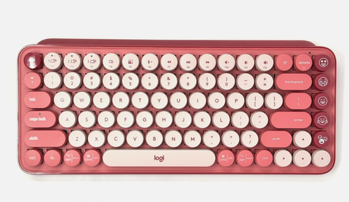 Logitech POP Keys Wireless Bluetooth Mechanical Keyboard (Heartbreaker Rose) - 第 7/19 張圖片