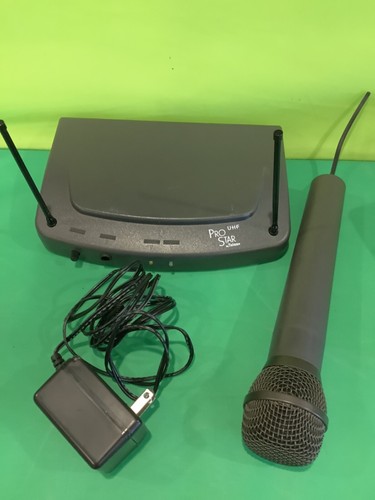 Pro Star By Telex Wireless Microphone System UHF In Box + Manual - Picture 4 of 5