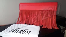 SALE! Kate Spade Saturday HIGH RISK RED The SWAY CLUTCH NEW WITH TAGS!