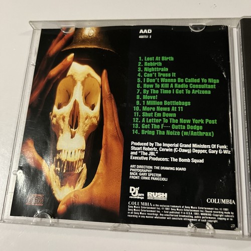 Public Enemy Apocalypse 91... The Enemy Strikes Black CD 1991 - Picture 3 of 5
