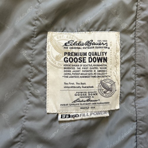 Eddie Bauer Damen Gr. Small Puffer Jacke EB650 Daunen grau Steppmantel LESEN - Bild 9 von 13