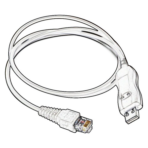 Kabel do programowania USB FTDI do Vertex VX-4500 VX-4500 LTR VX-4600 VX-4600 LTR - Zdjęcie 2 z 6