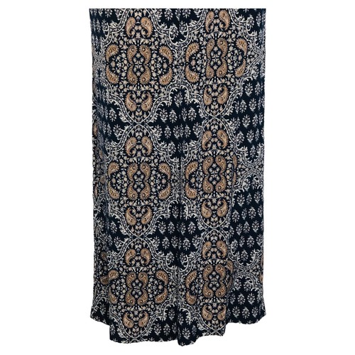 L'AGENCE 'Nicolle' Silk Jumpsuit Size US 4 / AU 8 Cropped Wide Leg Blue Beige - Picture 6 of 21