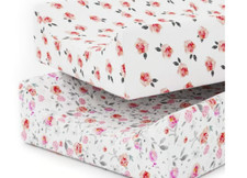 2 Pack: Changing Pad Cover Comfy Diaper Change Table Sheets Breathable