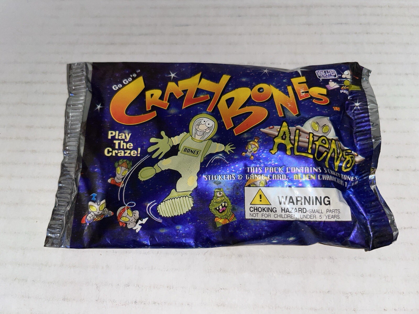 1990s Gogo’s Crazy Bones Factory Sealed Aliens Pack Play The Craze ...