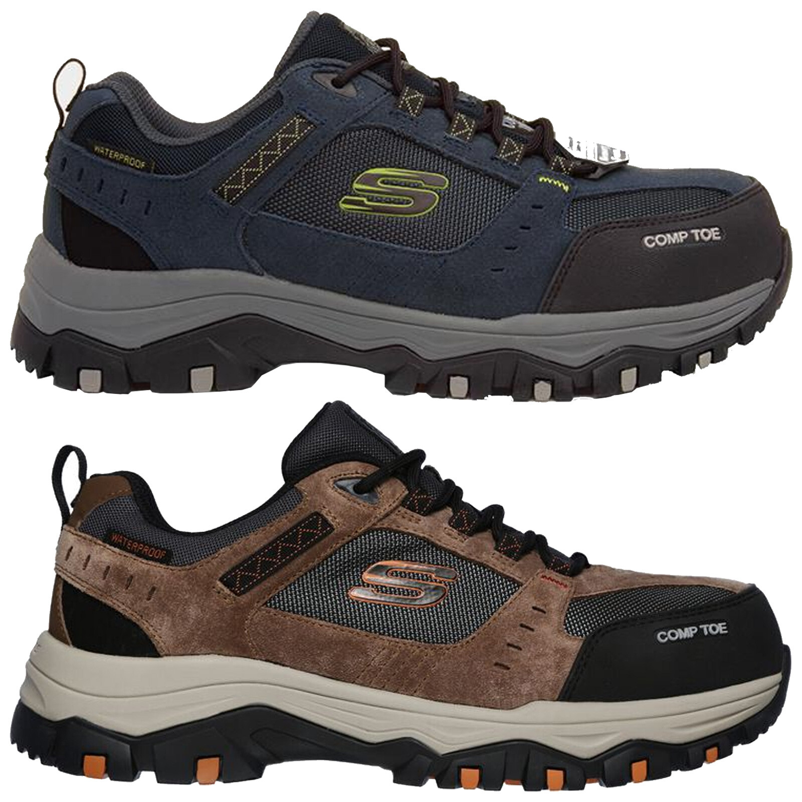 Skechers Hombre de Trabajo Greetah Composite Punta Zapatos Seguridad Impermeable