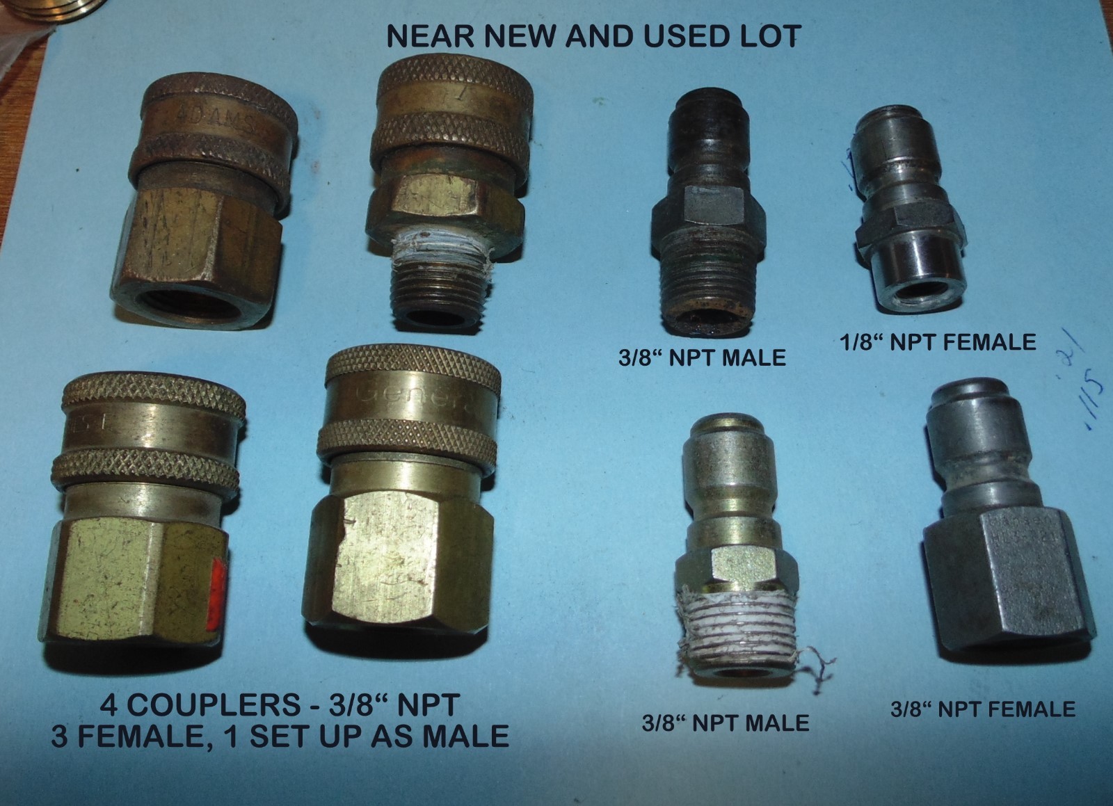USED BUT NOT DEAD! COUPLER LOT MI-T-M AND OTHER POWER WASHERS