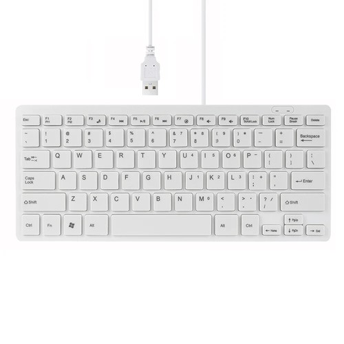 Ultra-Thin Wired Keyboard USB Mini Multimedia 78 Keys PC Laptop Gaming Keyboard - 第 6/33 張圖片