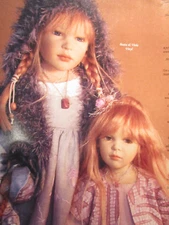 Zawieruszynski BEATA & VIOLA Doll Ad Advertisement Only 