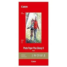 Canon Photo Paper Plus Glossy II 13x19 20 Sheets High Quality Vivid Colors