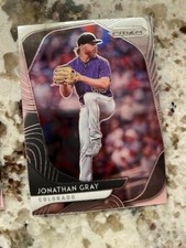 2020 PANINI PRISM PRIZM BASE CARD COLORADO ROCKIES JONATHAN GRAY #48