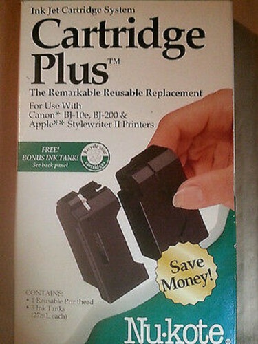Nukote Cartridge Plus black ink RF 113 - 4 tanks SEALED Compatible many printers