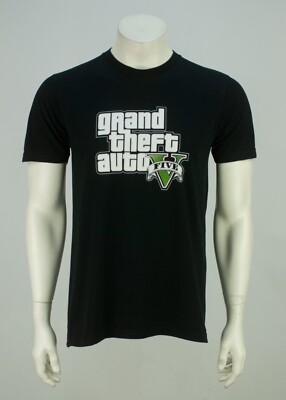 Grand Theft Auto GTA Official Rockstar Games Promo T-Shirt Size M Made in  USA