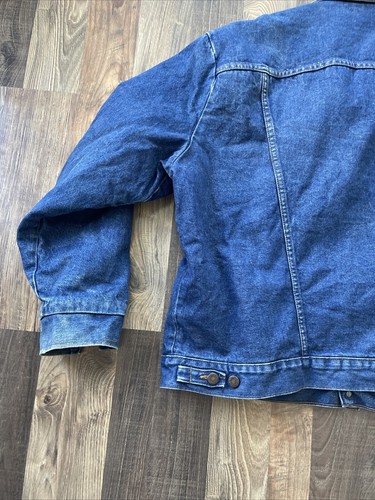 Wrangler Western Trucker Jacket Men's size 50 Blanket Lined Corduroy Collar - Picture 11 of 15