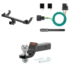 CURT Tow Package Trailer Hitch Wiring Harness 45036 Ball Mount Pin & Clip, 13405