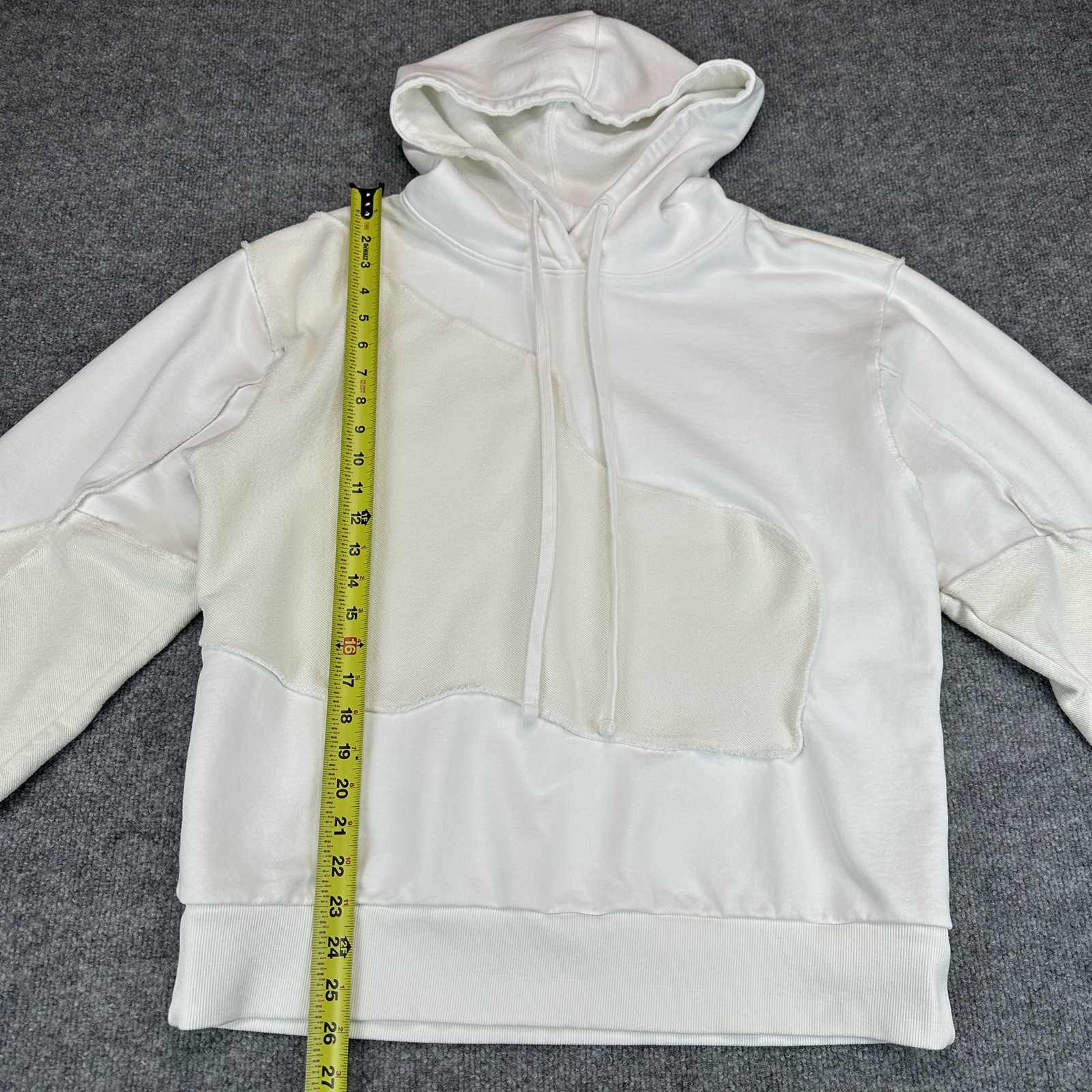 RARE / self Sz 3 Patchwork Deconstructed Hoodie C… - image 11