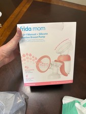 Frida Mom 2in1 Manual Breast Pump Nursing Pads Nuvy Nipple Cream Brand New