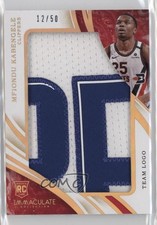 2019-20 Panini Immaculate Jersey Number 12/50 Mfiondu Kabengele Jumbo Patch 0s5s