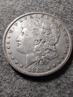 Morgan Dollar 1885 USA Philadelphia Silbermünze
