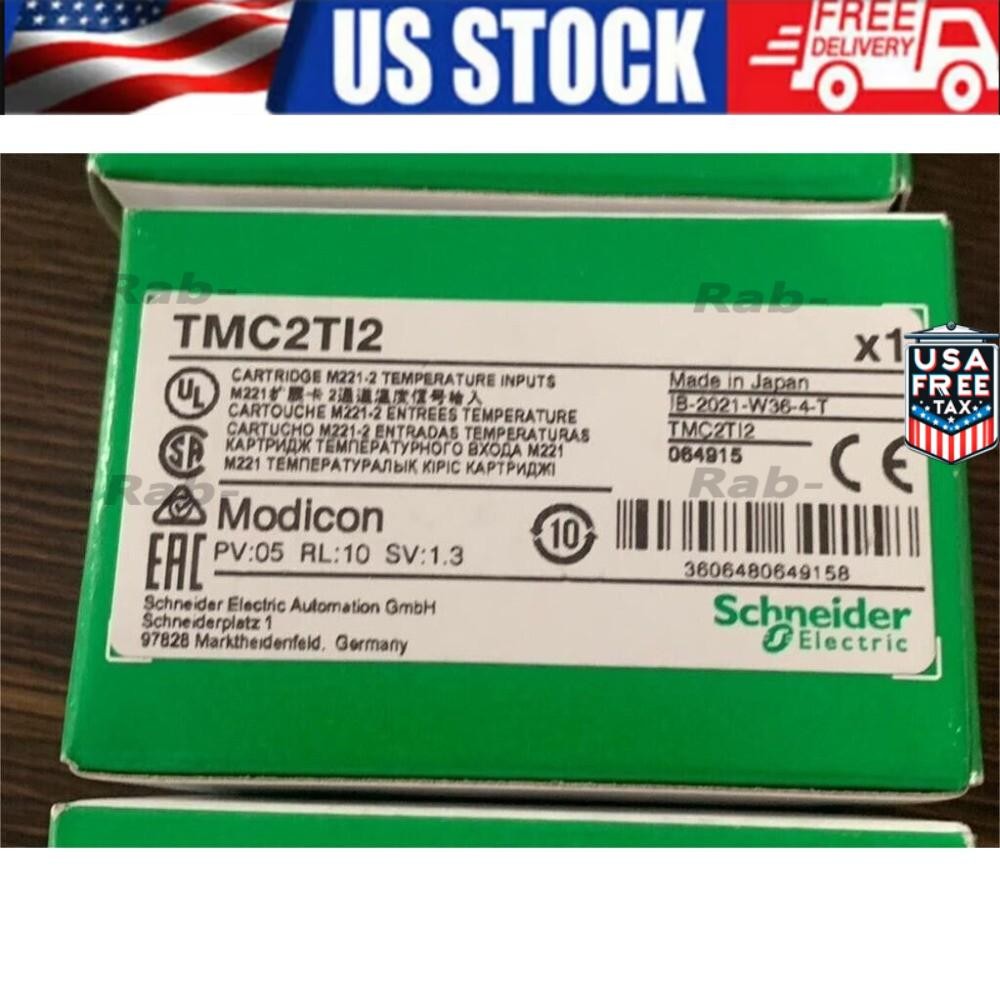 Schneider Modicon TMC2TI2 cartridge M221 PLC - analog 2x Temperature Schneider Modicon TMC2TI2 cartridge M221 PLC - analog 2x Temperature