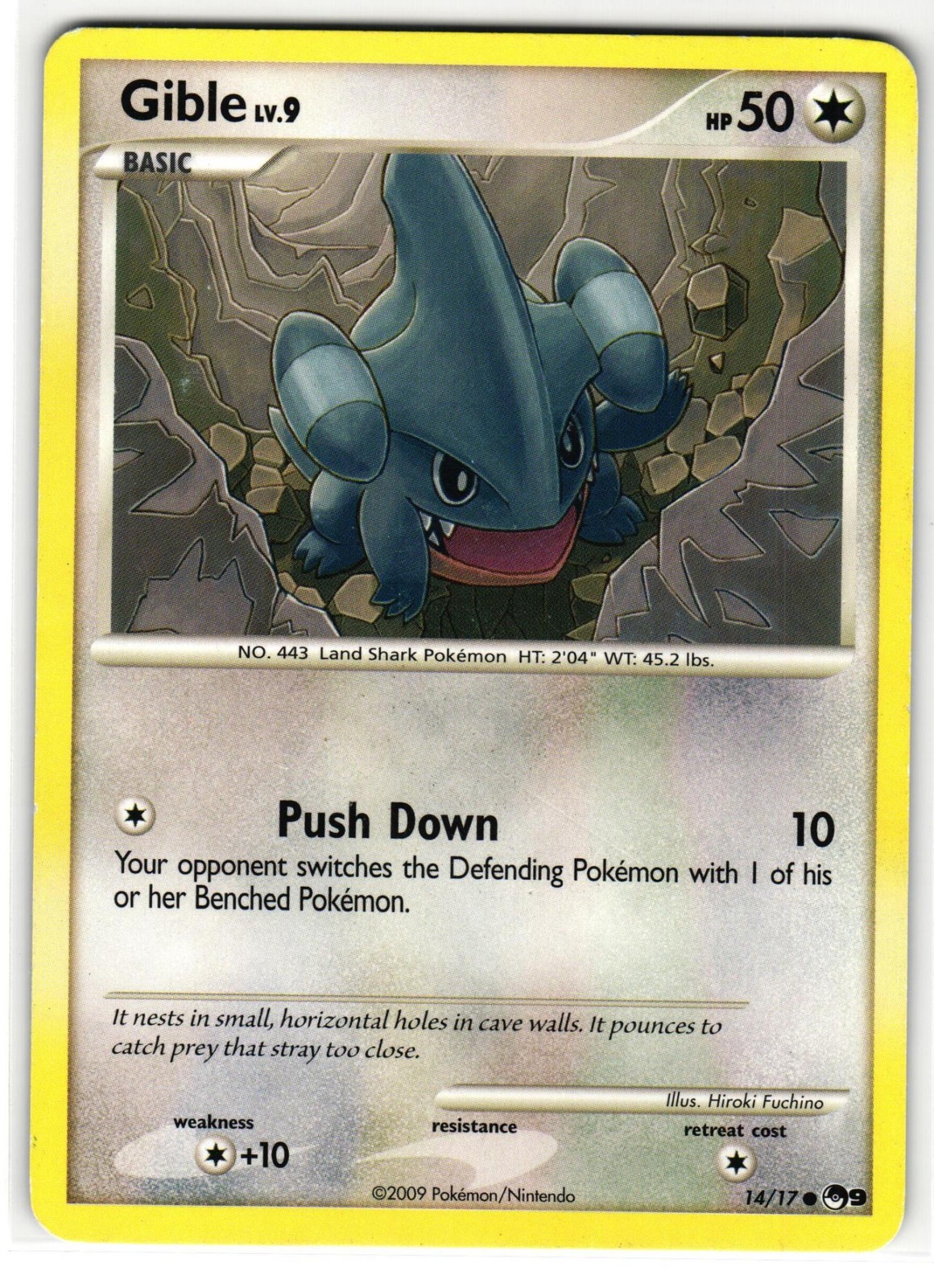 GIBLE 14/17 POP SERIES 9 ENGLISH POKEMON TCG