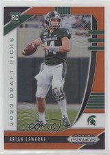 2020 Panini Prizm Draft Picks Rookies Orange Brian Lewerke #142 0o6v