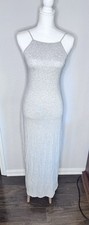 Forever 21 NWT Women’s SZ S Knit Heather Gray Maxi Dress 