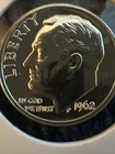 1962-S United States 10 cents, Roosevelt dime, San Francisco Uncirculated 🤪