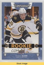 2017-18 Upper Deck Compendium Rookies Blue Anders Bjork #860 READ 7hg