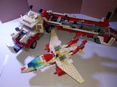 Vintage (1994) LEGO Model Team - set 5591 Mach II Red Bird Rig - Incomplete 