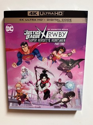 Justice League X Rwby: Super Heroes & Huntsmen 2 (4K UHD, 2023) NEW w/slipcover