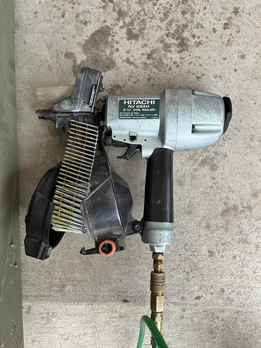 Hitachi NV65AH Coil Siding Nailer 2-1/2 Inch made in Japan classic