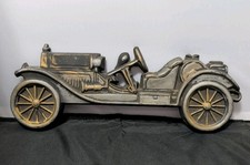 Vintage Antique Car Wall Decor Made in USA Cast Metal Garage