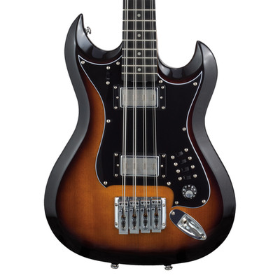Hagstrom H8II-TSB Retroscape H8-II 8 String Bass Guitar - Tobacco Sunburst